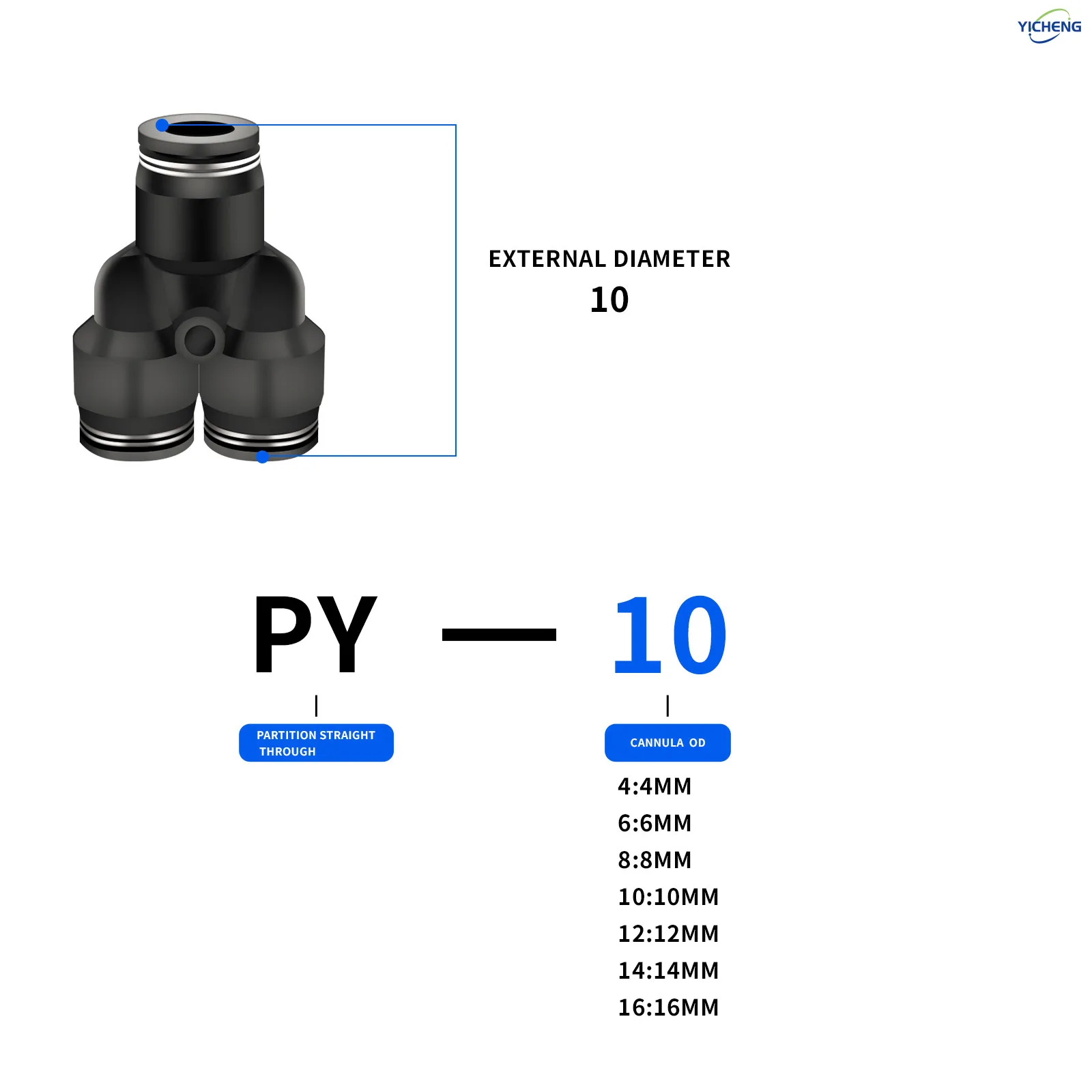 10MM ID Hose Connector Y Split - Push Fit Connector recensione e prezzo