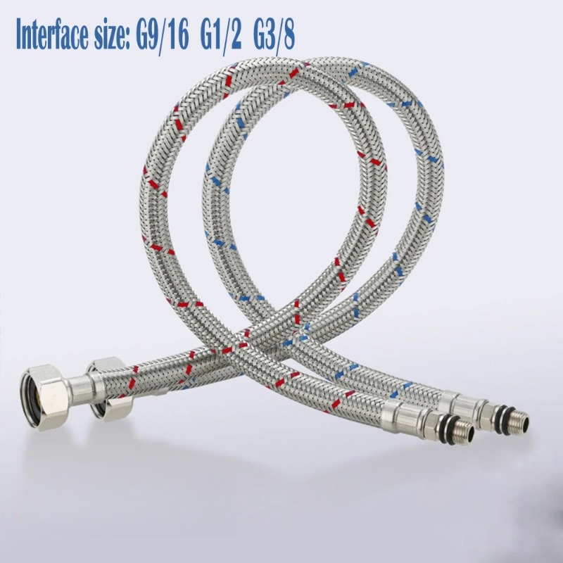 2PCS 60cm Flexible Plumbing Pi - Flexible Hose Braided recensione e prezzo
