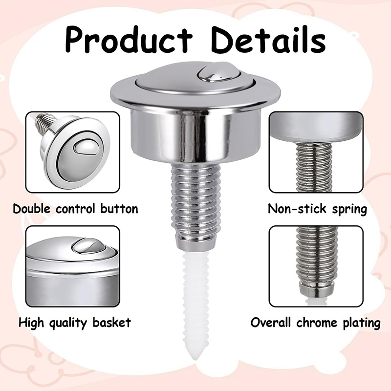 Dual Flush Toilet Button Flush - Toilet Fill Valve recensione e prezzo