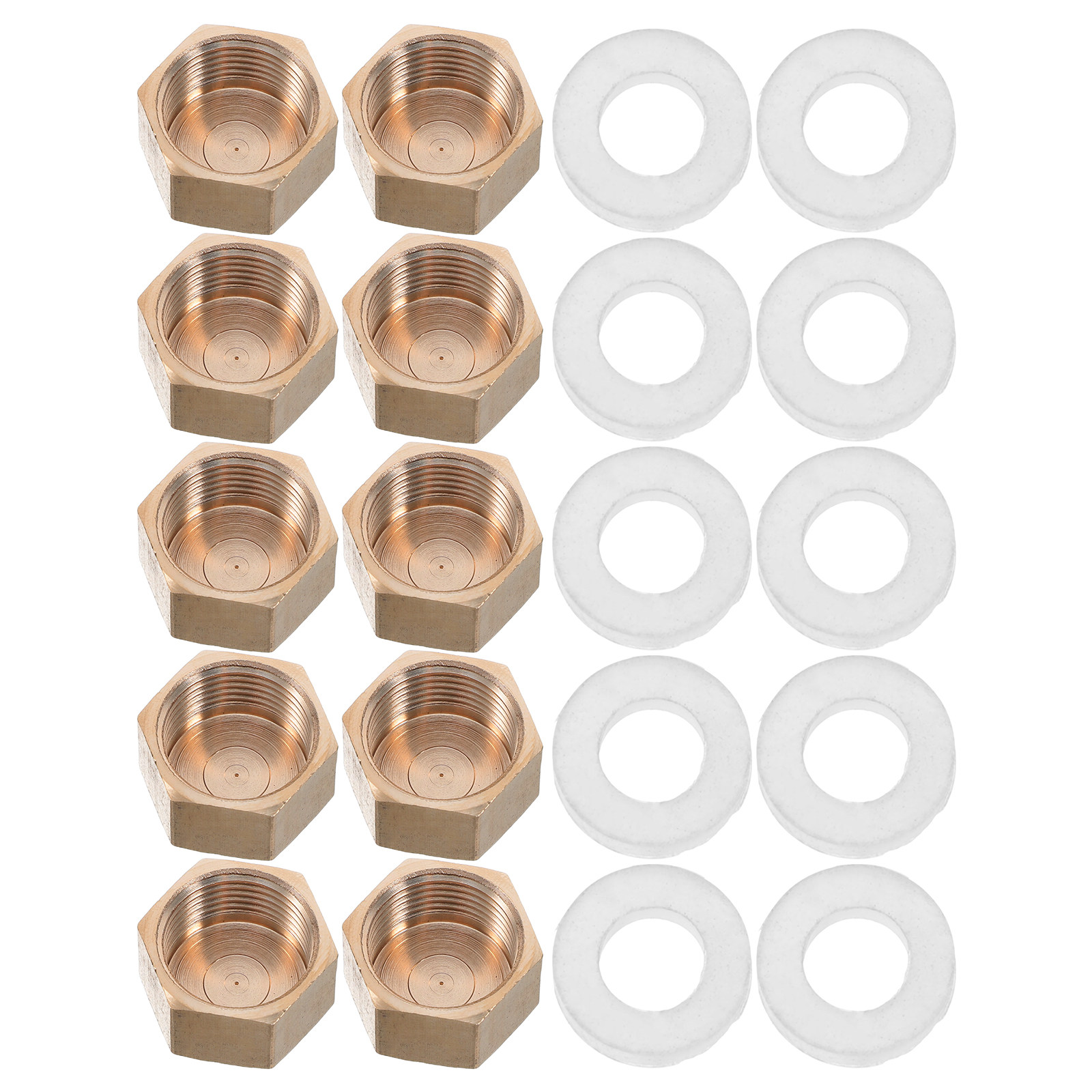 10 Pcs Brass Cap Fitting Stop  - Compression Fitting Brass recensione e prezzo