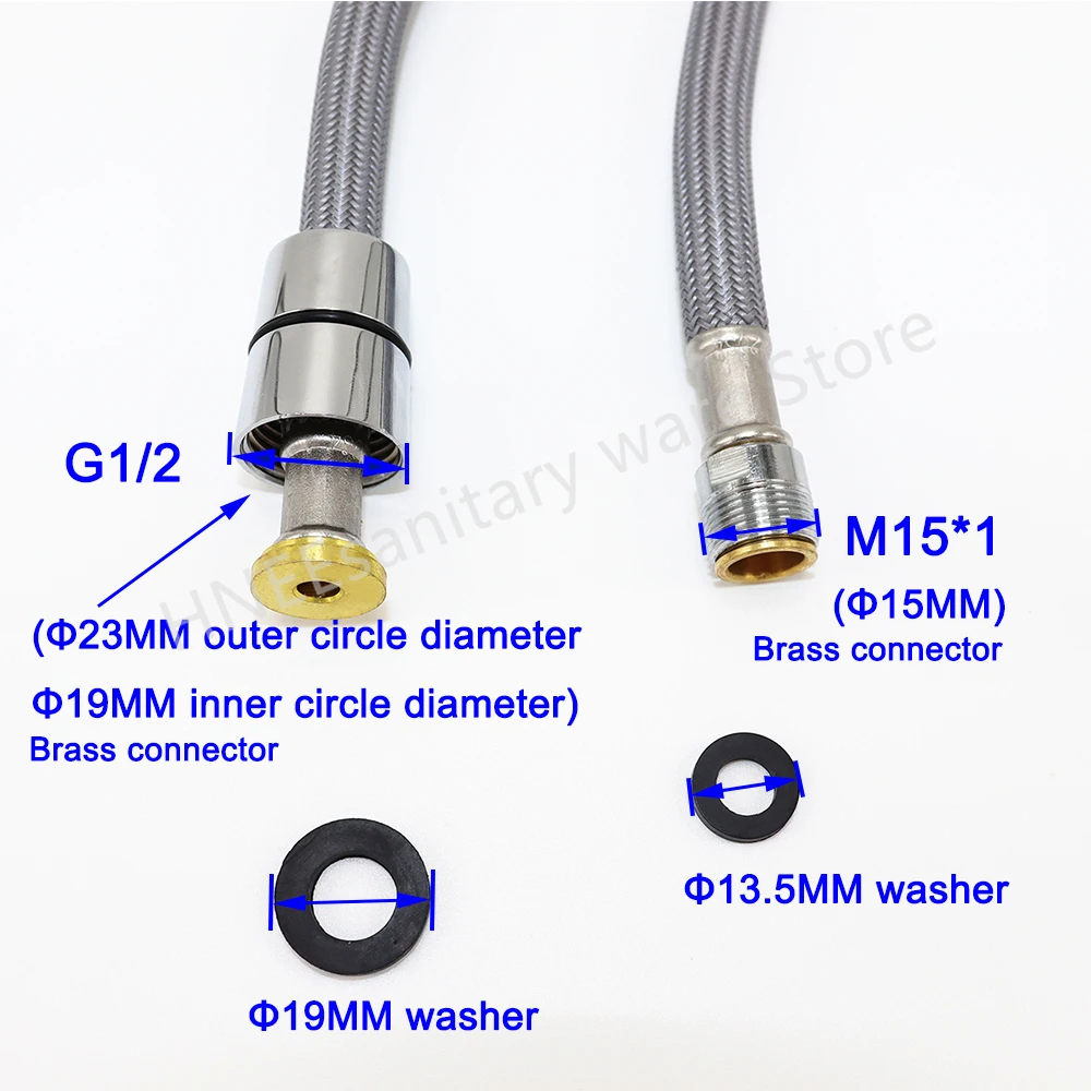 50cm/60cm/85cm/150cm F1/2 M15* - Flexible Hose Braided recensione e prezzo