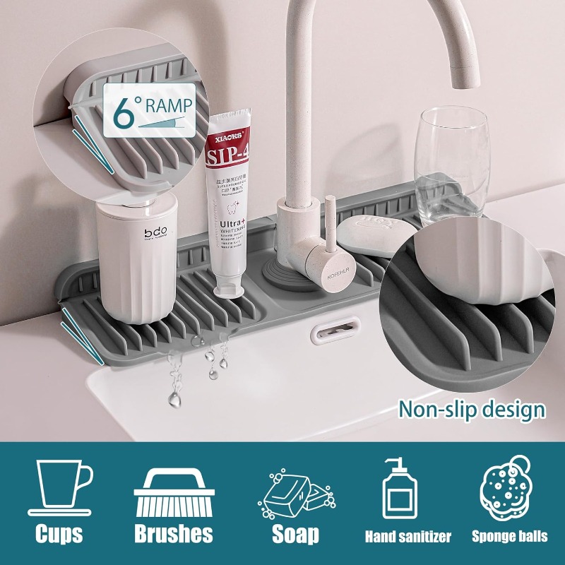 Kitchen Silicone Faucet Splash - Silicone Tap Washer recensione e prezzo
