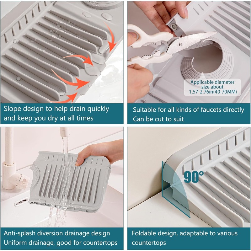 Kitchen Silicone Faucet Splash - Silicone Tap Washer recensione e prezzo