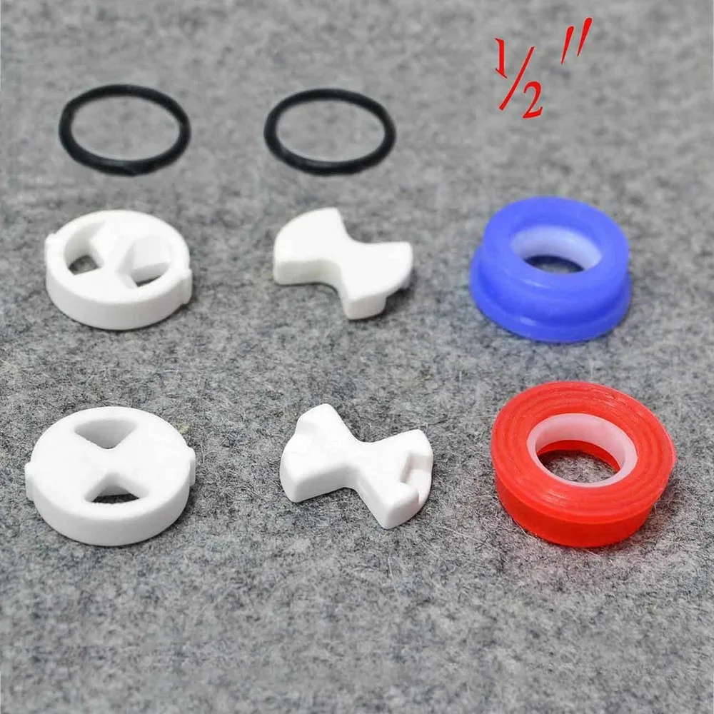 8Pcs/Set Ceramic Disc Silicon  - Silicone Tap Washer recensione e prezzo