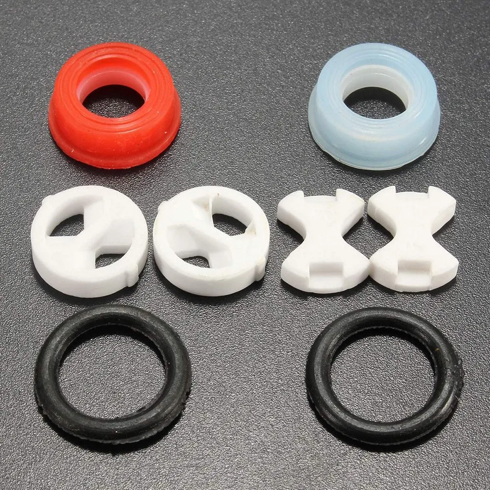 8Pcs/Set Ceramic Disc Silicon  - Silicone Tap Washer recensione e prezzo