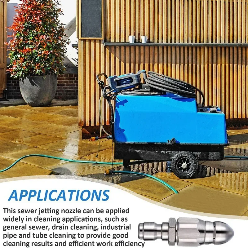 Water Jet High Pressure Spraye - Drain Pipe Clip recensione e prezzo