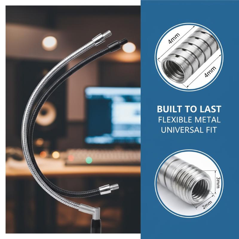 LED M4 Black Silver Microphone - Drain Snake Flexible recensione e prezzo