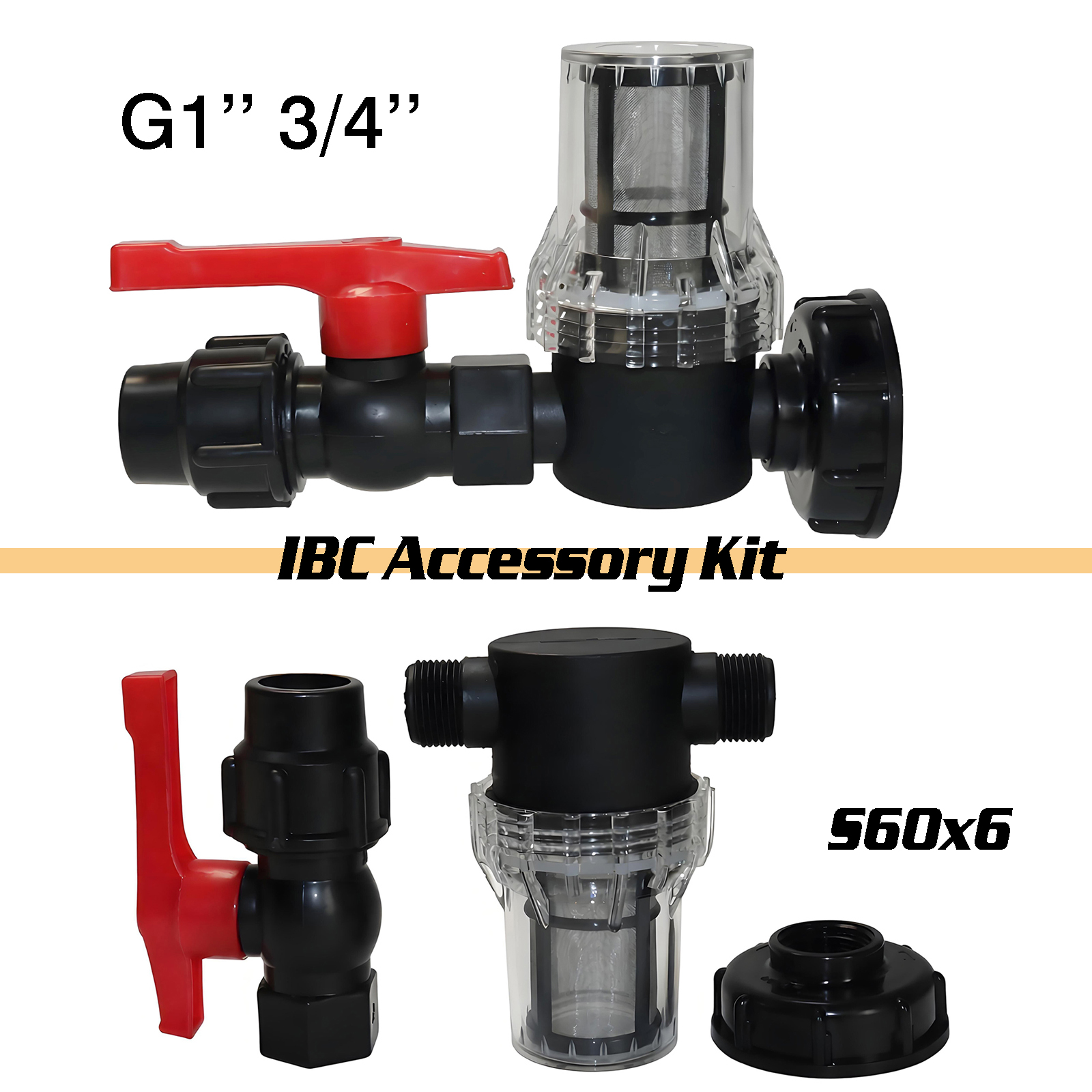 3Pcs Kit IBC water tank filter - Float Ball Valve recensione e prezzo