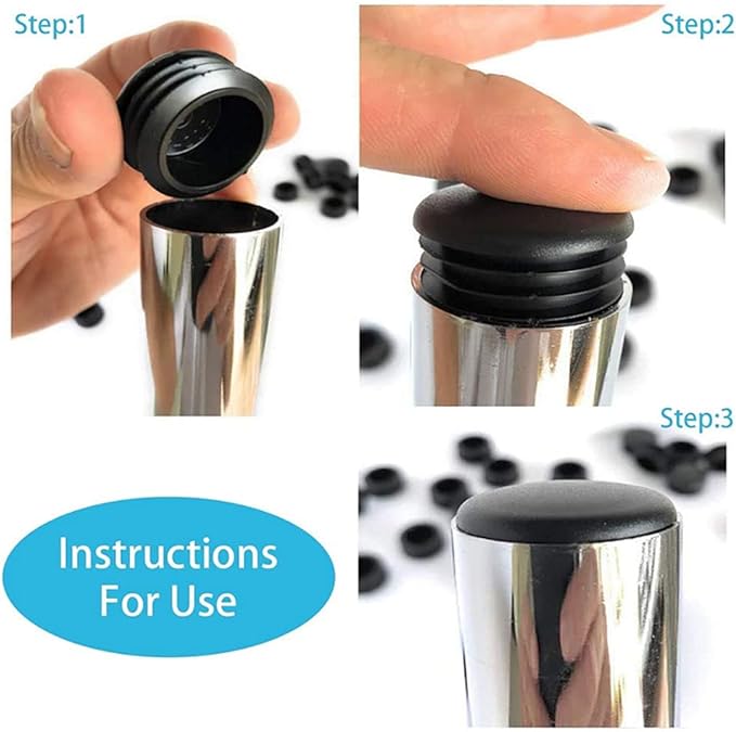 8 PCS Black Round Plastic Blan - Plastic Pipe Clip recensione e prezzo