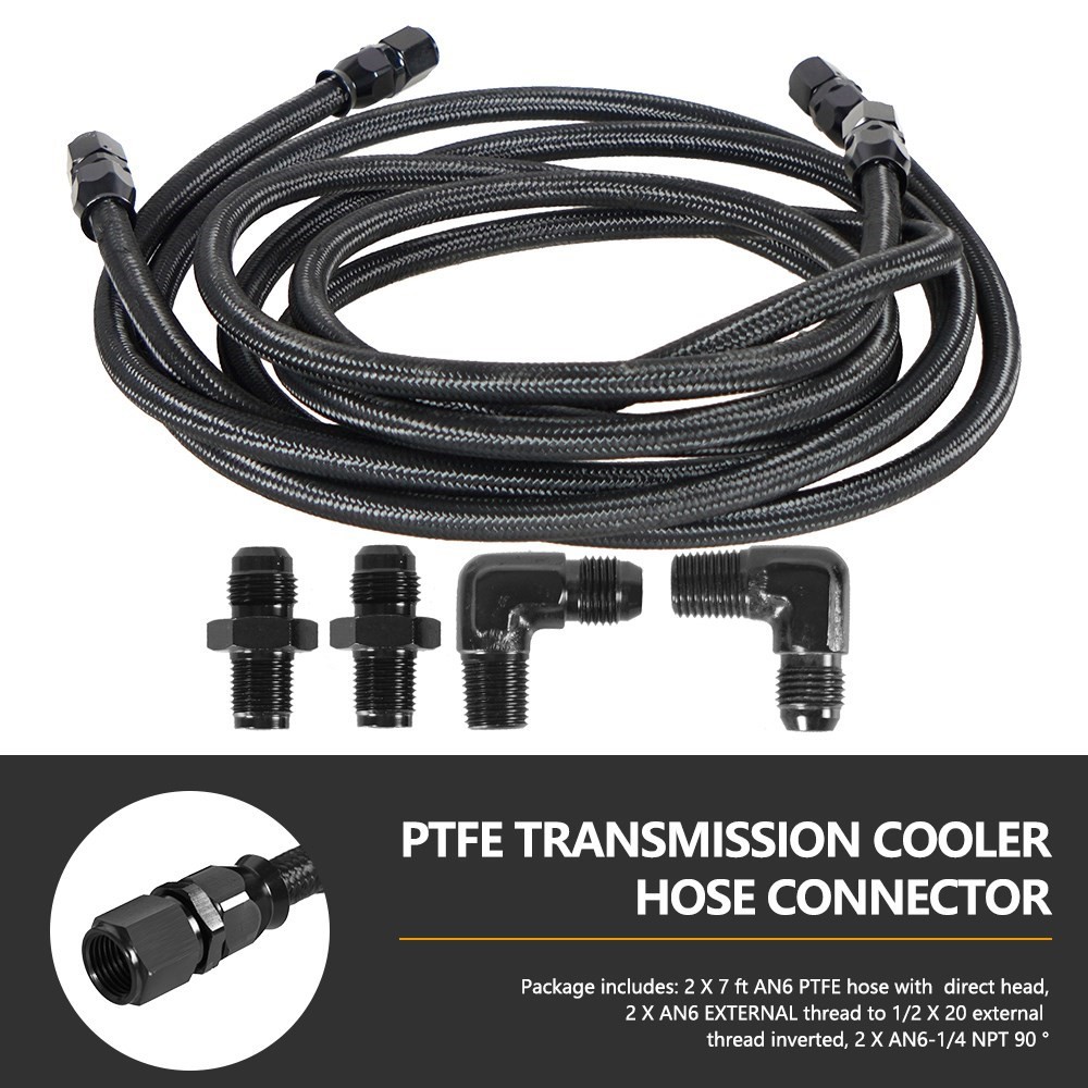 2 X 7Ft AN6 Flexible PTFE Tran - Flexible Hose Braided recensione e prezzo