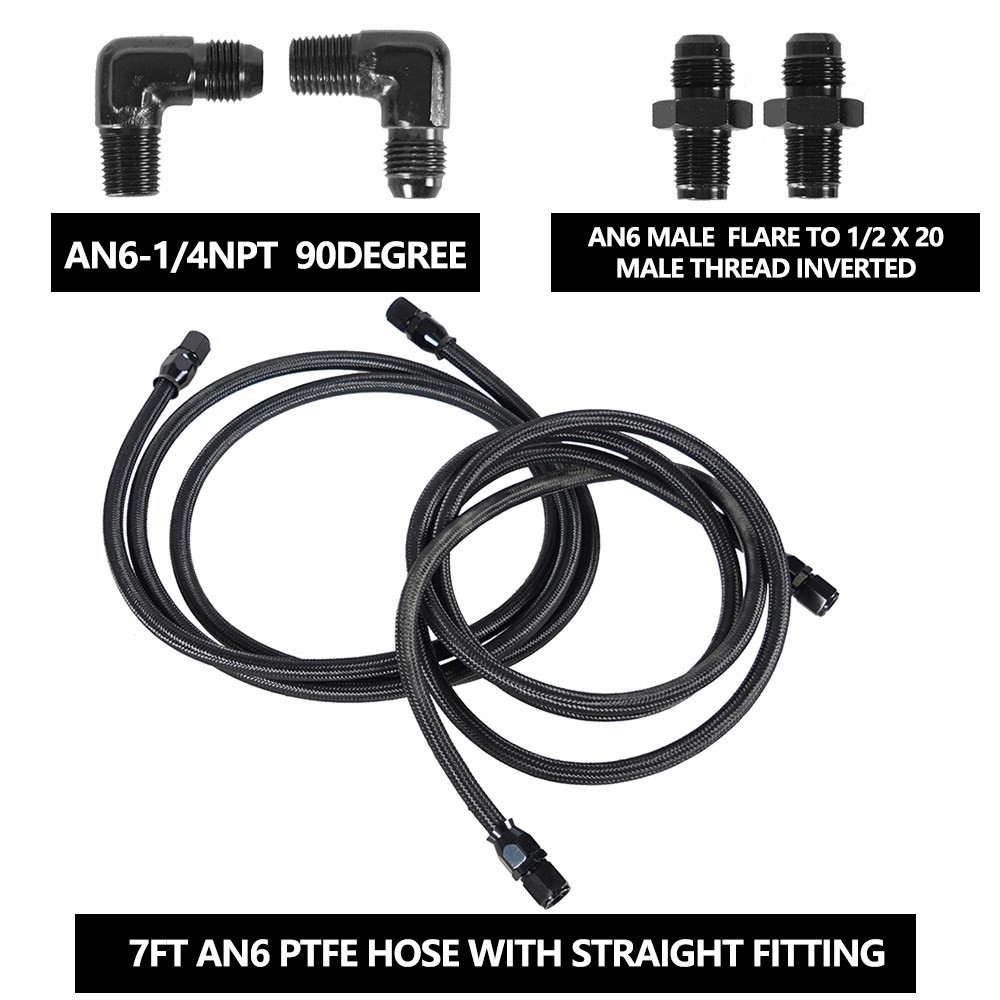 2 X 7Ft AN6 Flexible PTFE Tran - Flexible Hose Braided recensione e prezzo