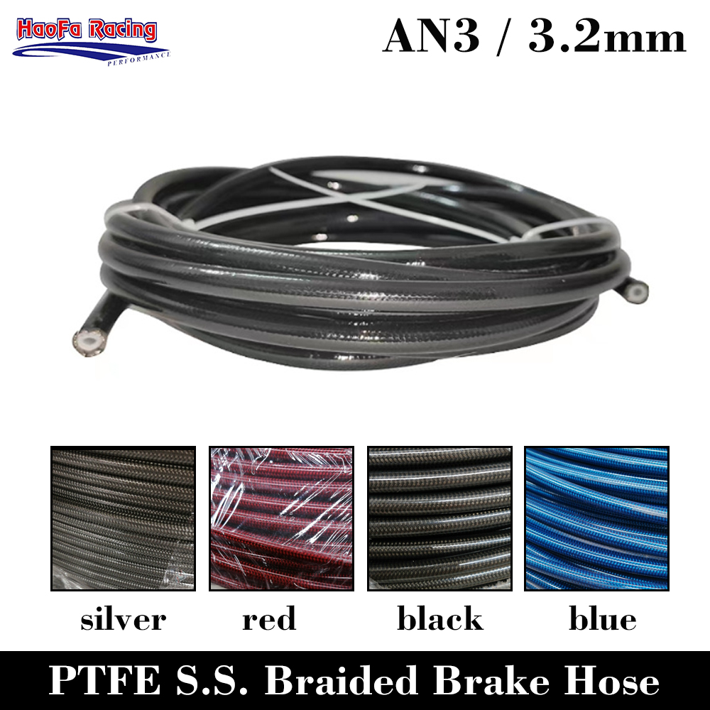 AN3 Motorcycle PTFE Brake Line - Flexible Hose Braided recensione e prezzo