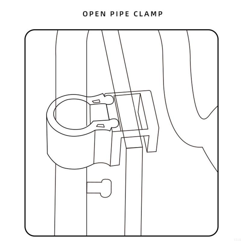 Y51B Airline Tube Holders Clam - Plastic Pipe Clip recensione e prezzo