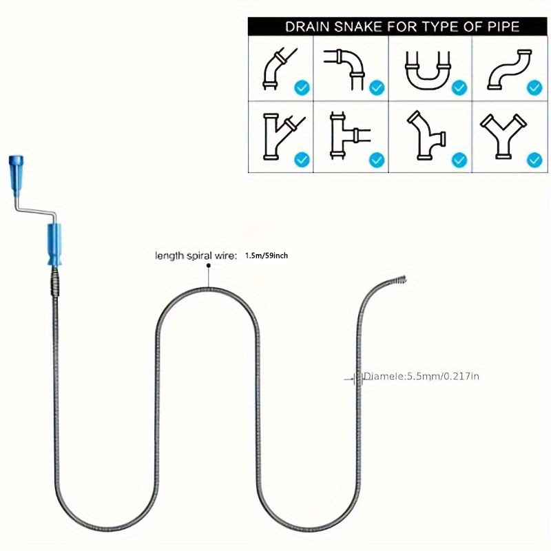 Telescopic Handle Flexible Ste - Drain Snake Flexible recensione e prezzo