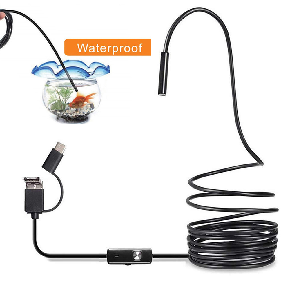 6 LED Light 7mm 1M  Endoscope  - Drain Snake Flexible recensione e prezzo
