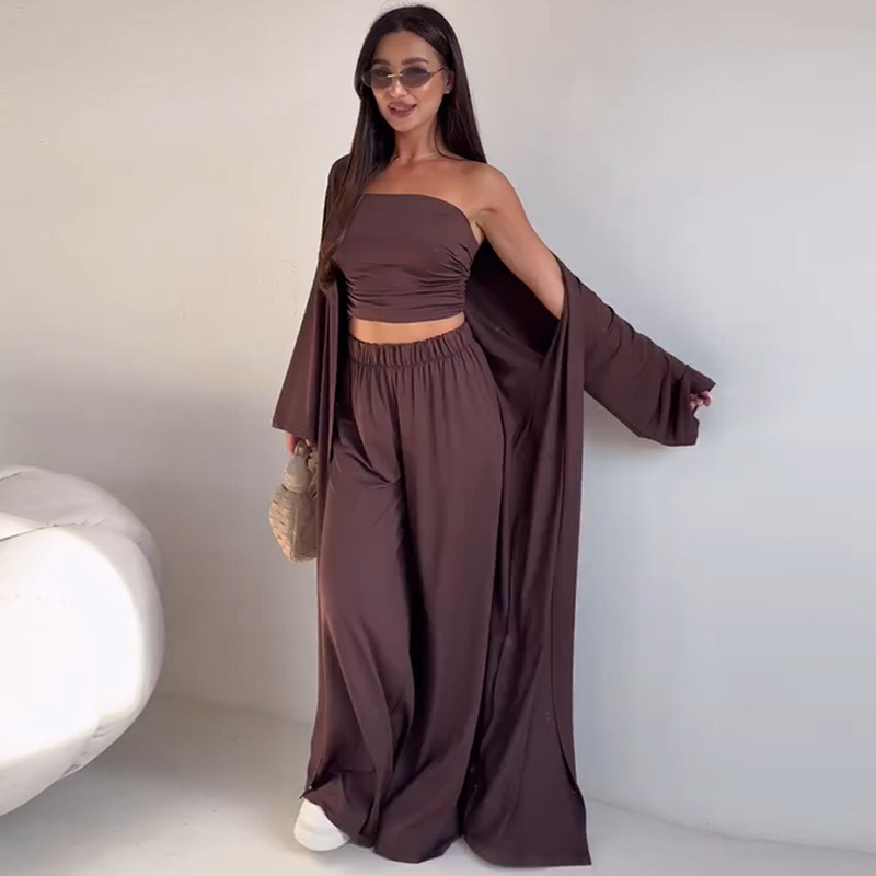 Pants Sets Women Solid Color L - Pipe Bending Spring recensione e prezzo