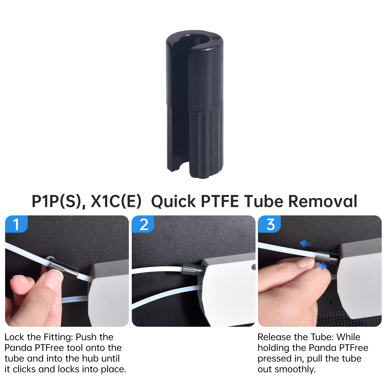 BIQU Panda PTFree Remove PTFE  - Ptfe Tape Thread recensione e prezzo