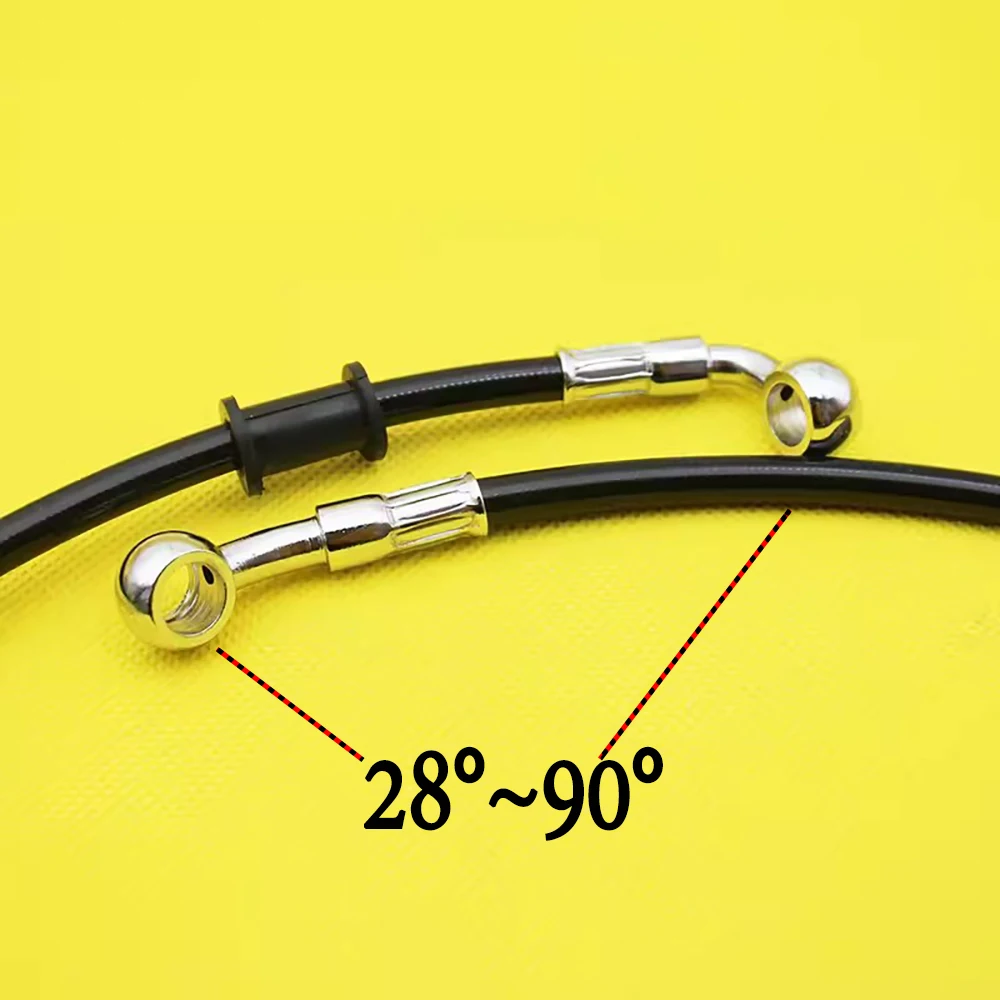 10cm~500cm Motorcycle Brake Cl - Flexible Hose Braided recensione e prezzo