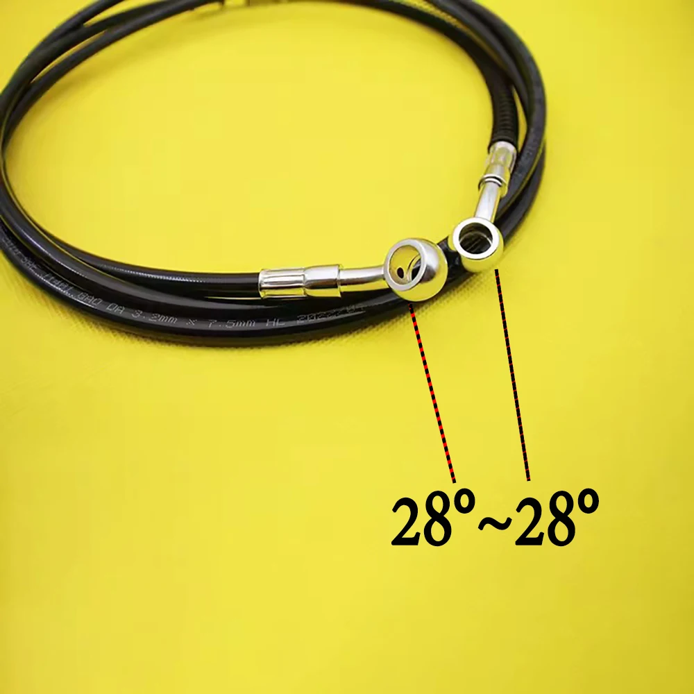 10cm~500cm Motorcycle Brake Cl - Flexible Hose Braided recensione e prezzo