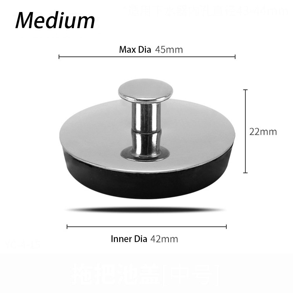 1Pcs Stainless Steel Bath Plug - Drain Pipe Clip recensione e prezzo