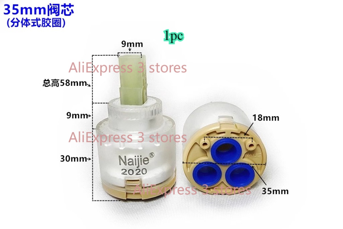 1pcs 28mm/35mm/40mm Water Mixe - Basin Mixer Cartridge recensione e prezzo