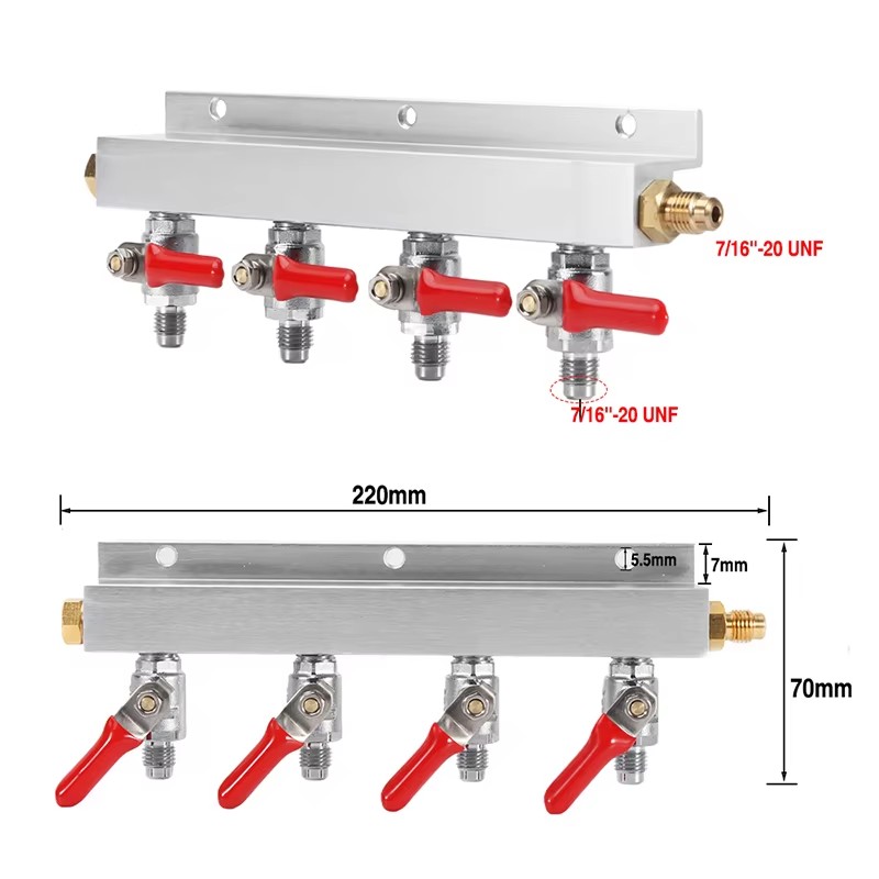 IMAICTUU 4 Way Gas Manifold Co - Push Fit Connector recensione e prezzo