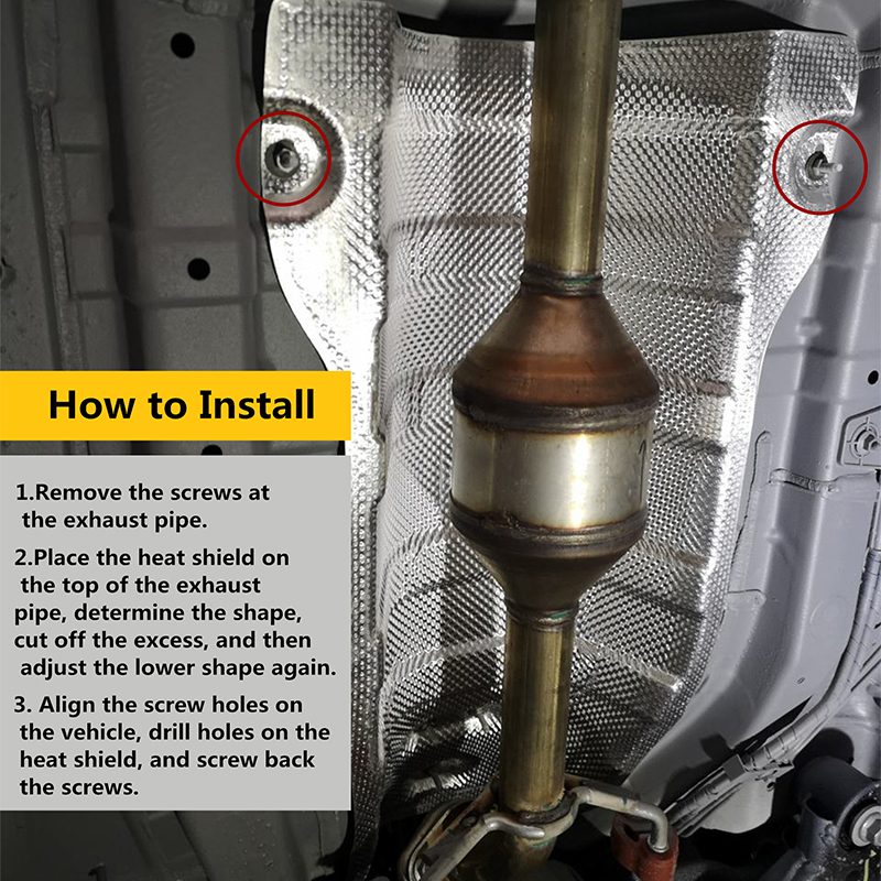Car Embossed Aluminum Heat Shi - Pipe Freeze Spray recensione e prezzo