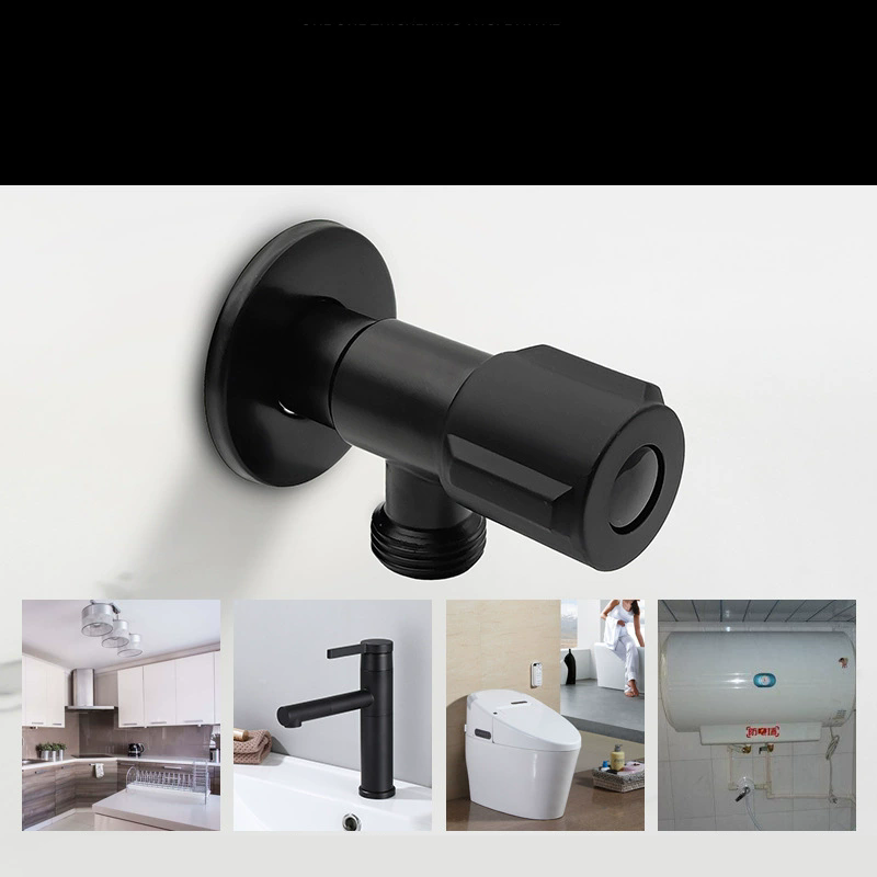 Black Stainless Steel Triangle - Toilet Fill Valve recensione e prezzo