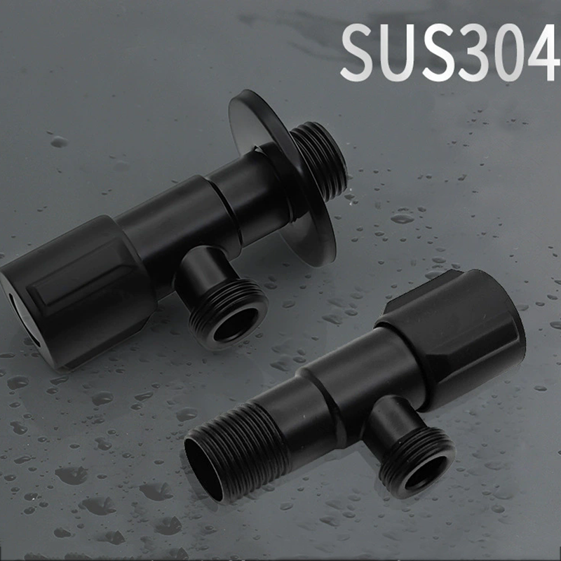 Black Stainless Steel Triangle - Toilet Fill Valve recensione e prezzo