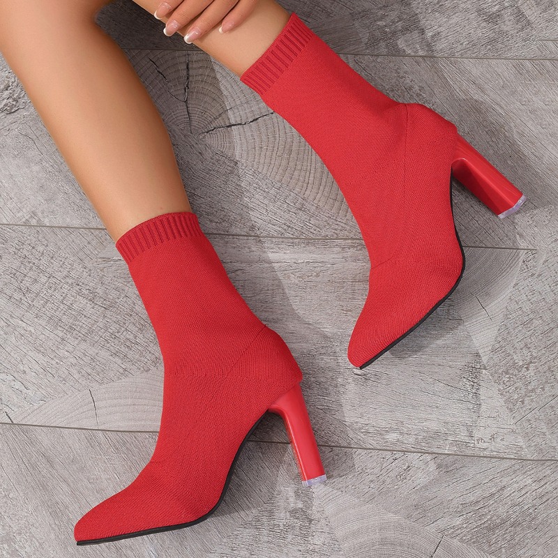 Simple Pointed Toe Knit Stretc - Pipe Bending Spring recensione e prezzo