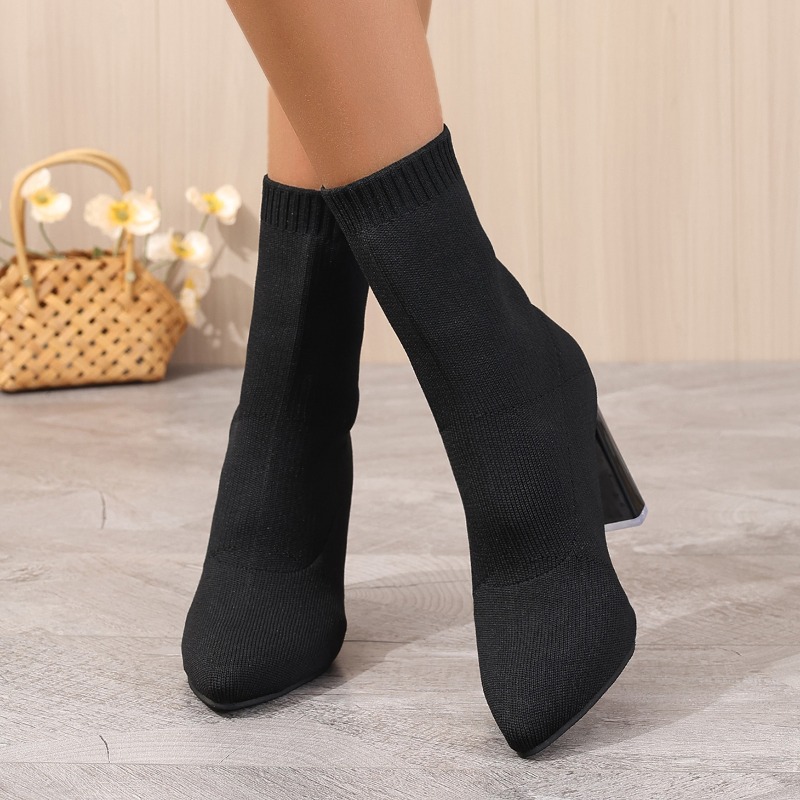Simple Pointed Toe Knit Stretc - Pipe Bending Spring recensione e prezzo