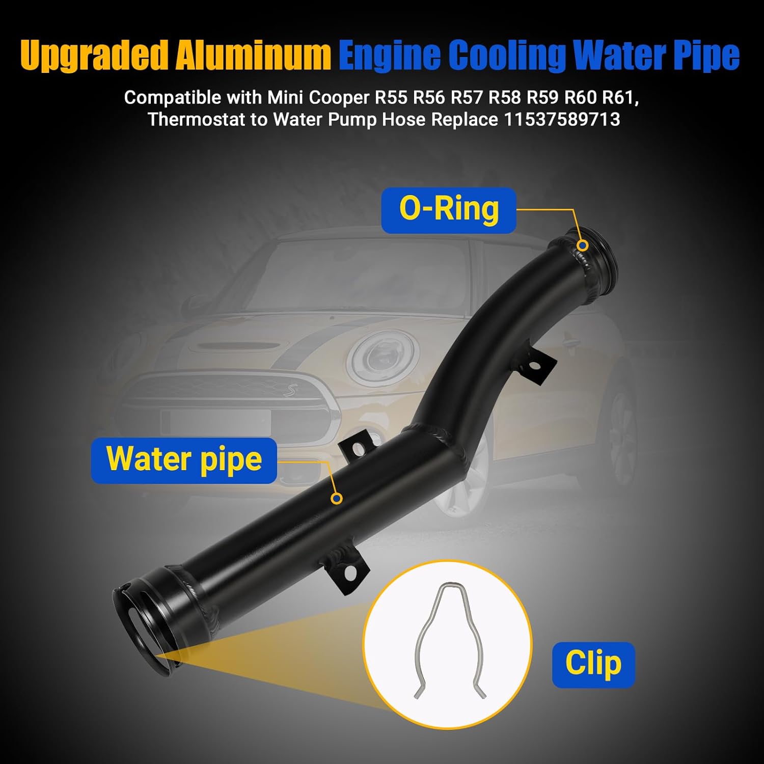 Car Engine Coolant Water Pump  - Plastic Pipe Clip recensione e prezzo