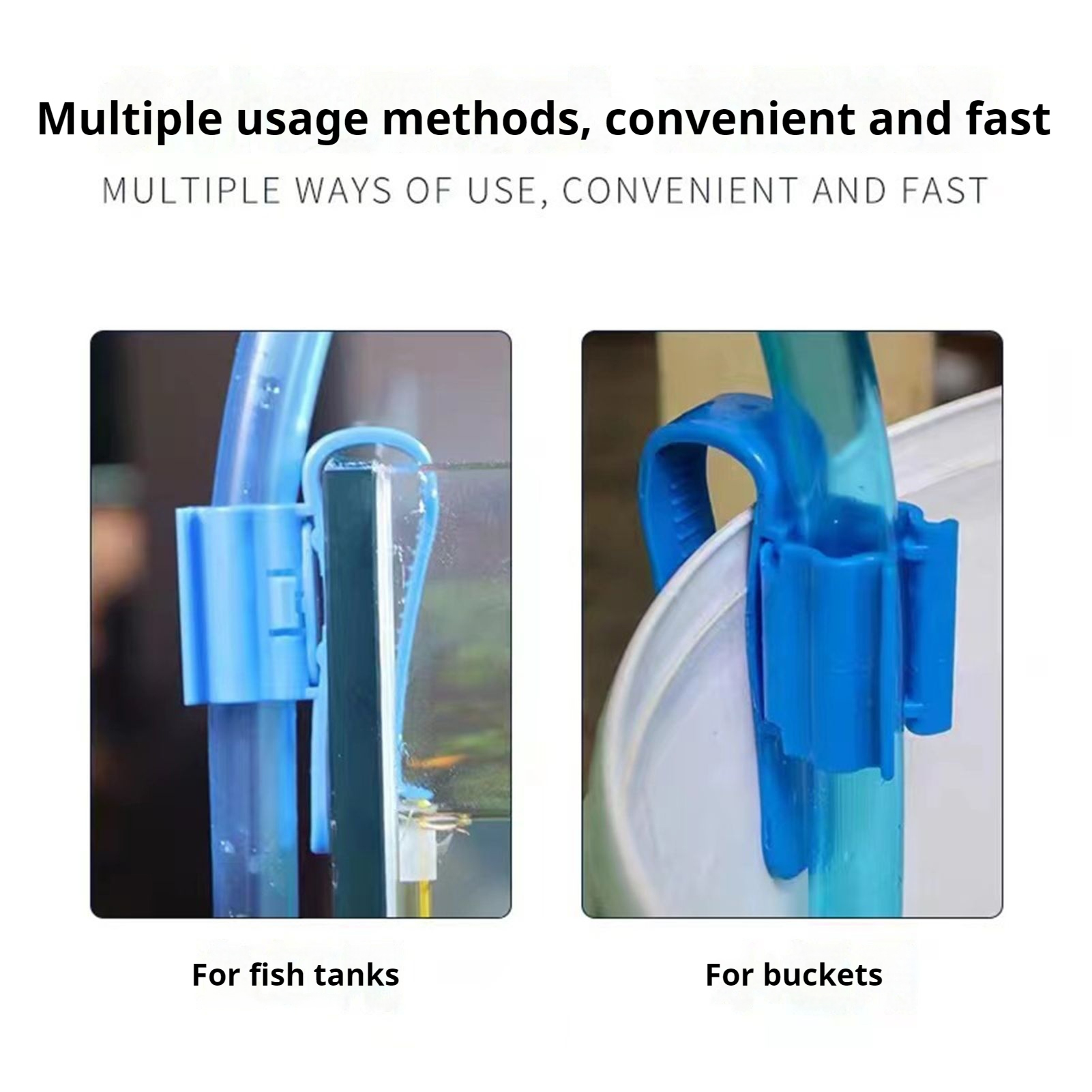Aquarium Tube Holder Clip Fish - Plastic Pipe Clip recensione e prezzo