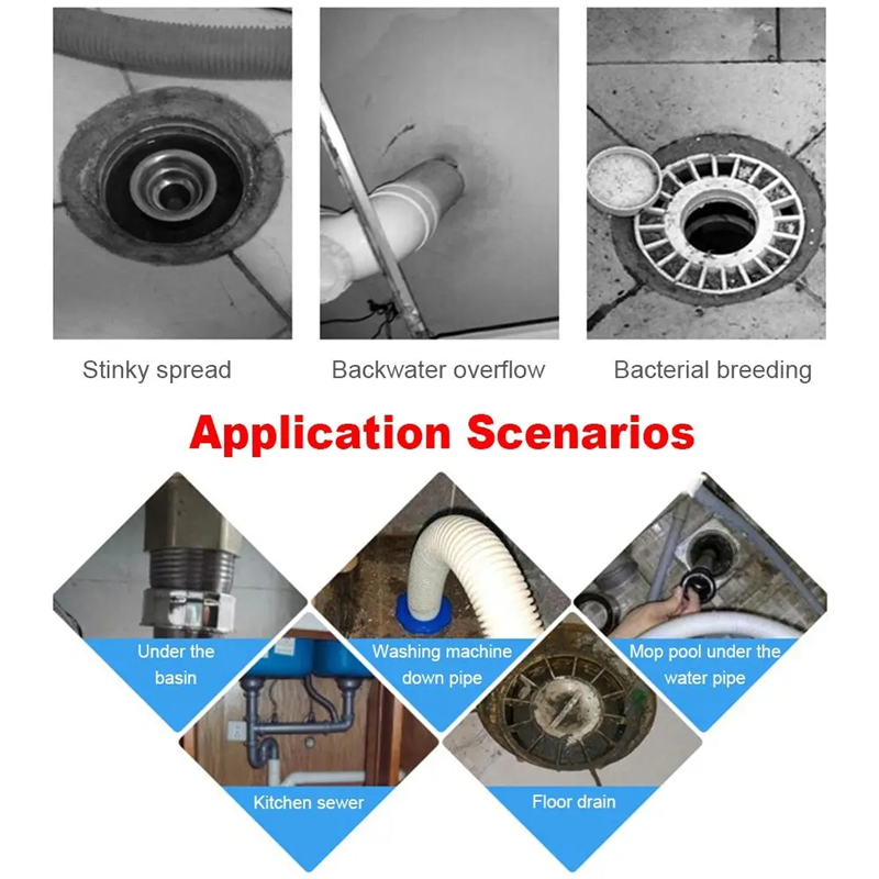 1pcs Drain Pipe Leak-proof Sea - Drain Pipe Clip recensione e prezzo
