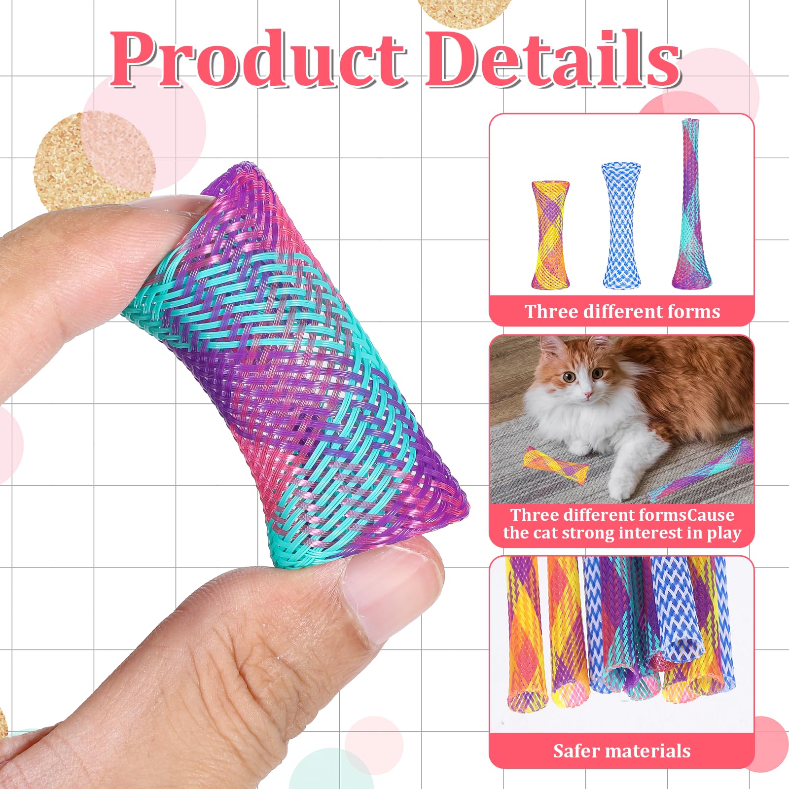 Self Play Cat Spring Tube Toys - Pipe Bending Spring recensione e prezzo