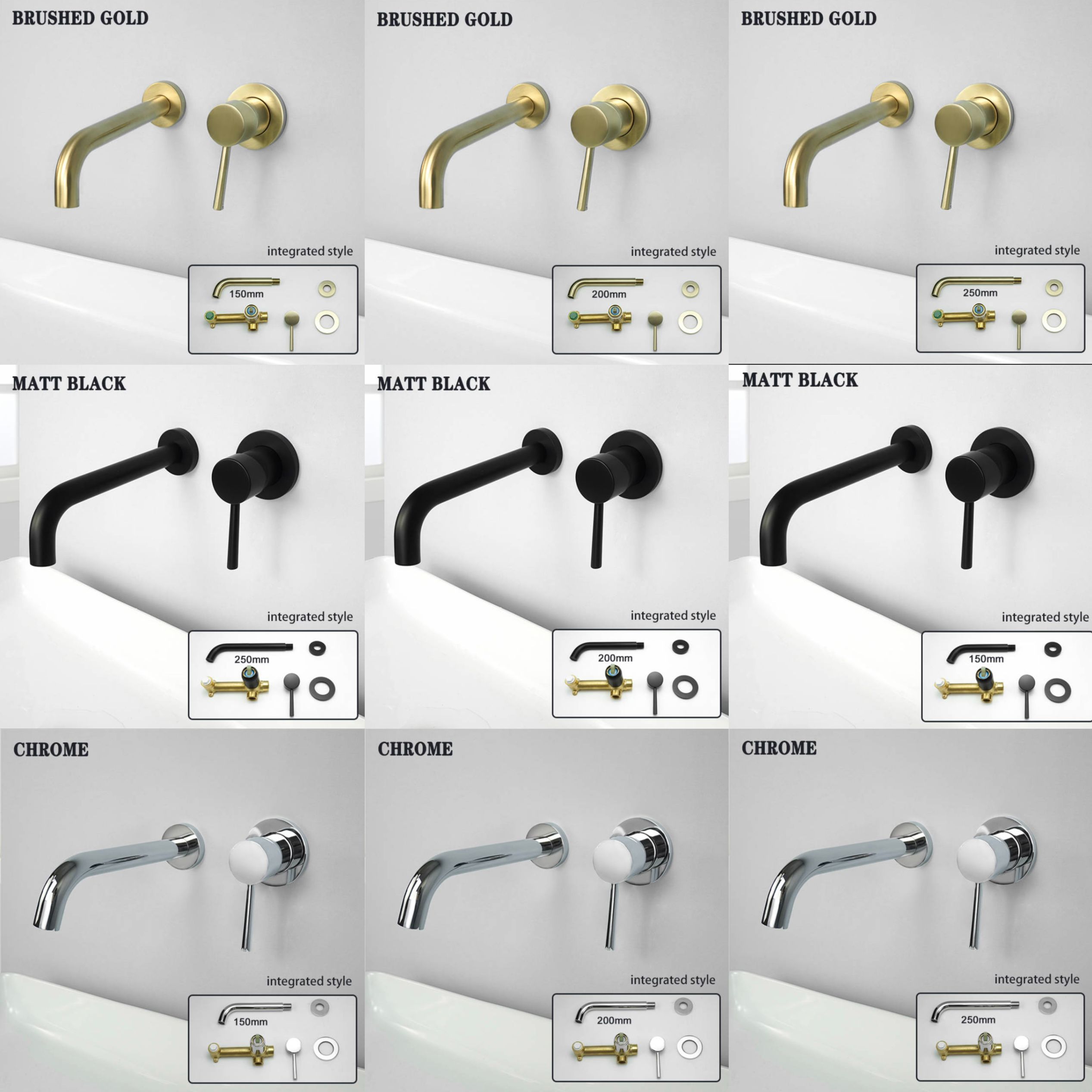 Brass Bathroom Basin Faucet Si - Basin Mixer Cartridge recensione e prezzo