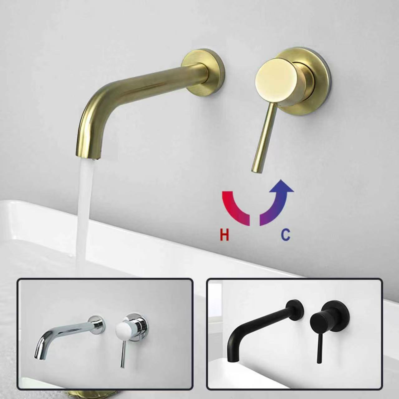 Brass Bathroom Basin Faucet Si - Basin Mixer Cartridge recensione e prezzo
