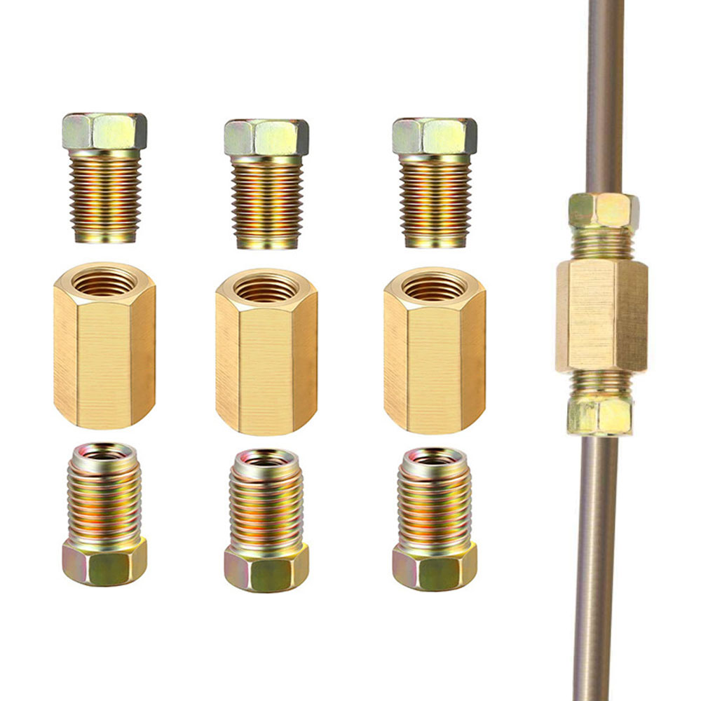 12pcs 3/16 (3/8-24 Inverted) B - Compression Fitting Brass recensione e prezzo
