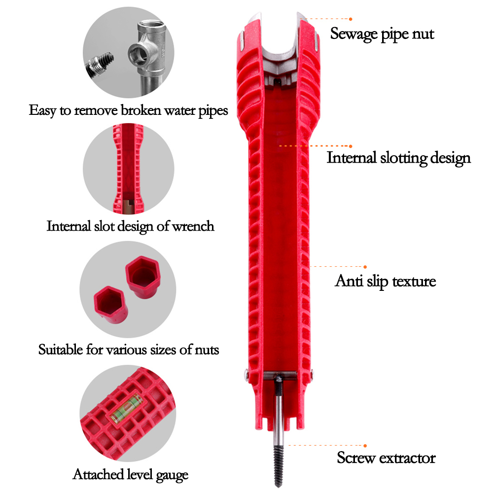 Three head red Sink wrench 8-i - Pipe Freeze Spray recensione e prezzo