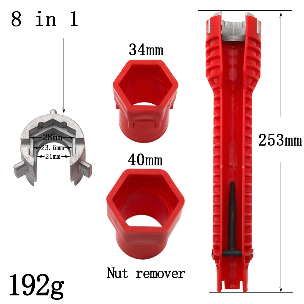 Three head red Sink wrench 8-i - Pipe Freeze Spray recensione e prezzo