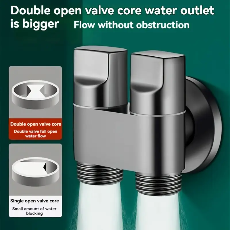 Stainless steel double outlet  - Toilet Fill Valve recensione e prezzo