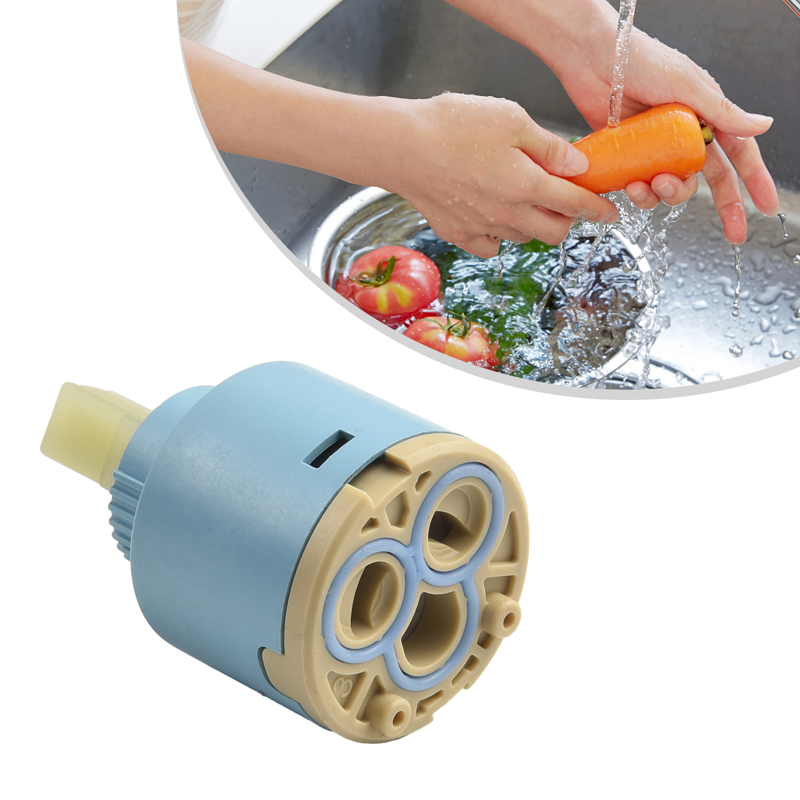 1pc Ceramic Cartridge 35mm/40m - Basin Mixer Cartridge recensione e prezzo