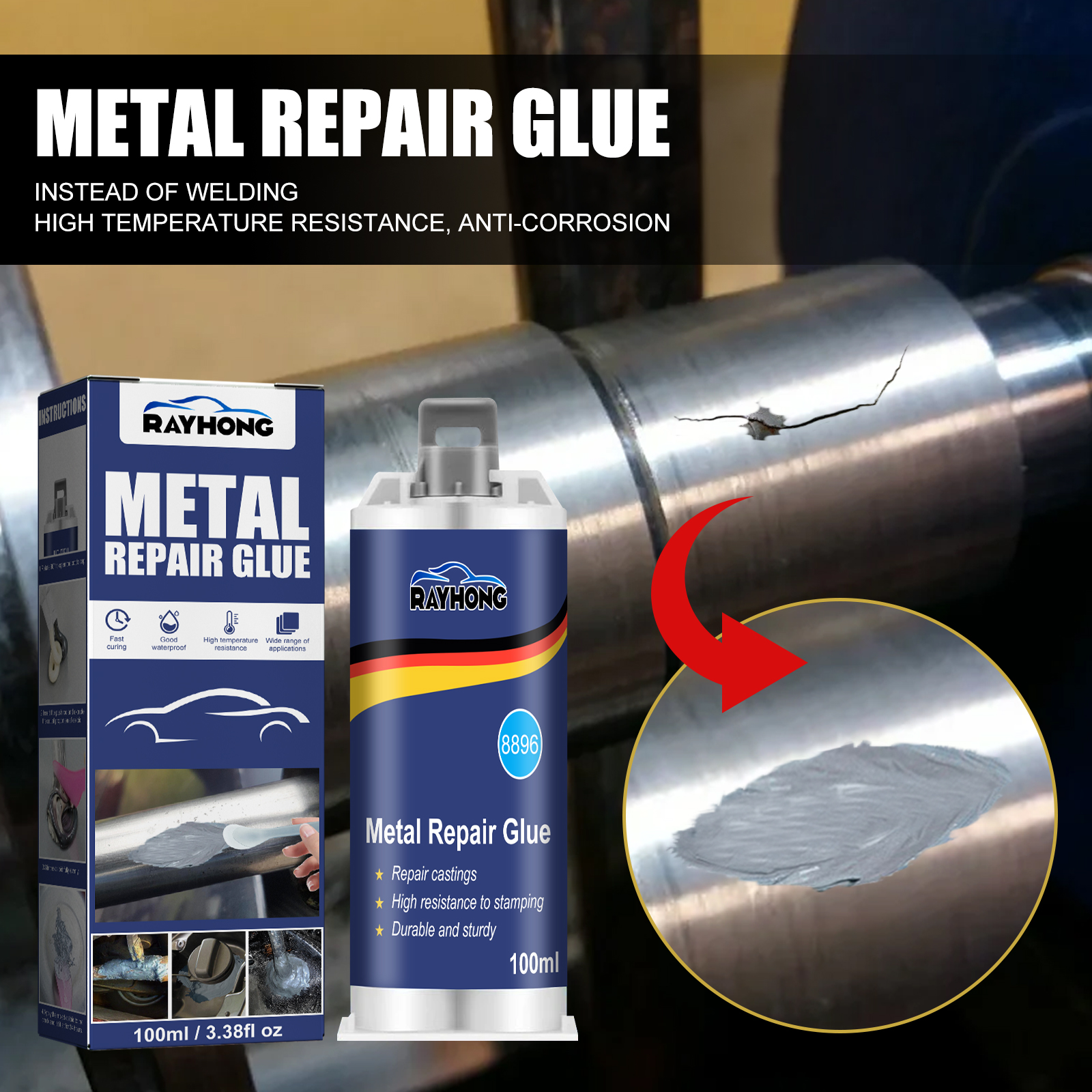 100ml Industrial Metal AB Cast - Solvent Weld Cement recensione e prezzo