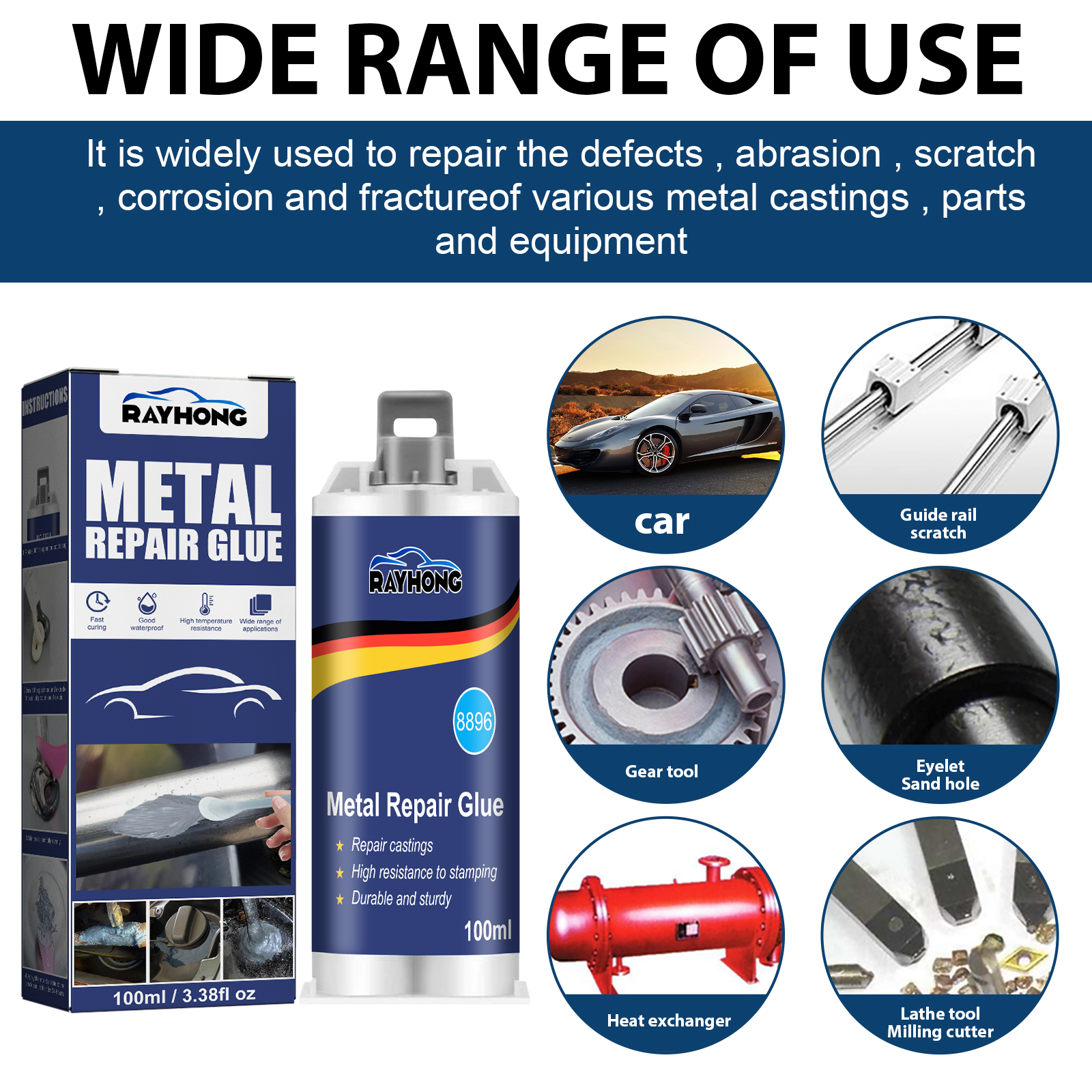 100ml Industrial Metal AB Cast - Solvent Weld Cement recensione e prezzo