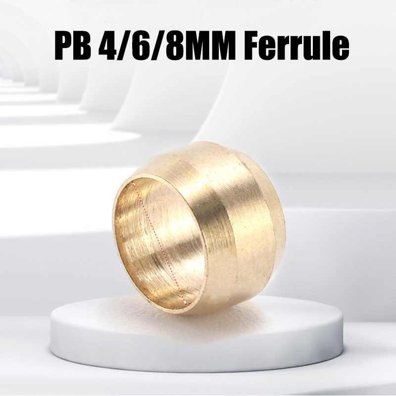 100PCS Brass Ferrule Sleeve Fe - Compression Fitting Brass recensione e prezzo
