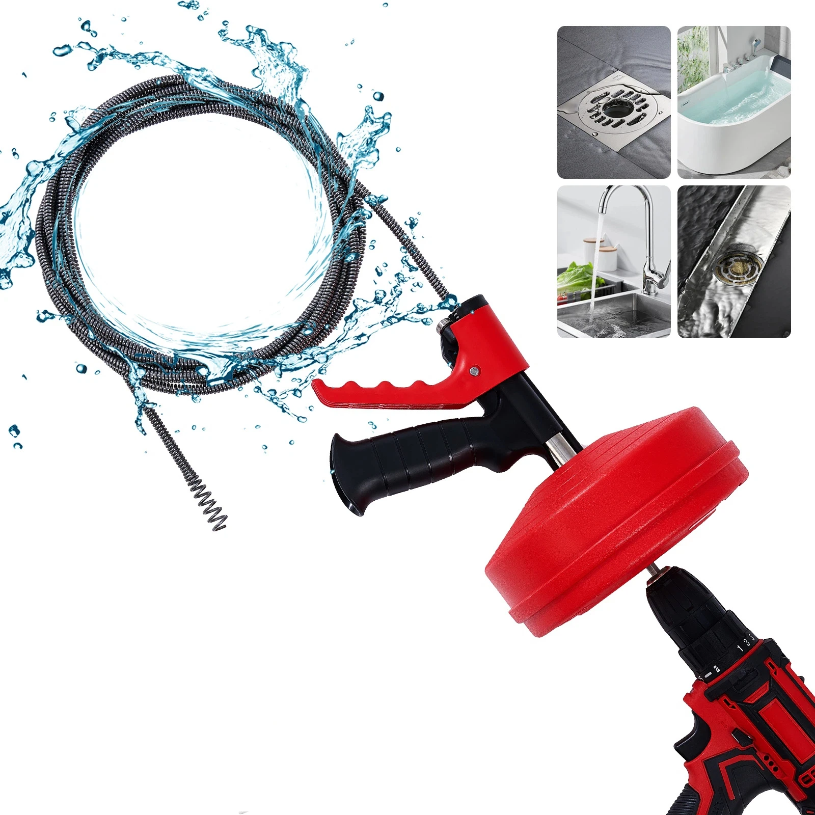 Professional Drain Snake Auger - Drain Snake Flexible recensione e prezzo