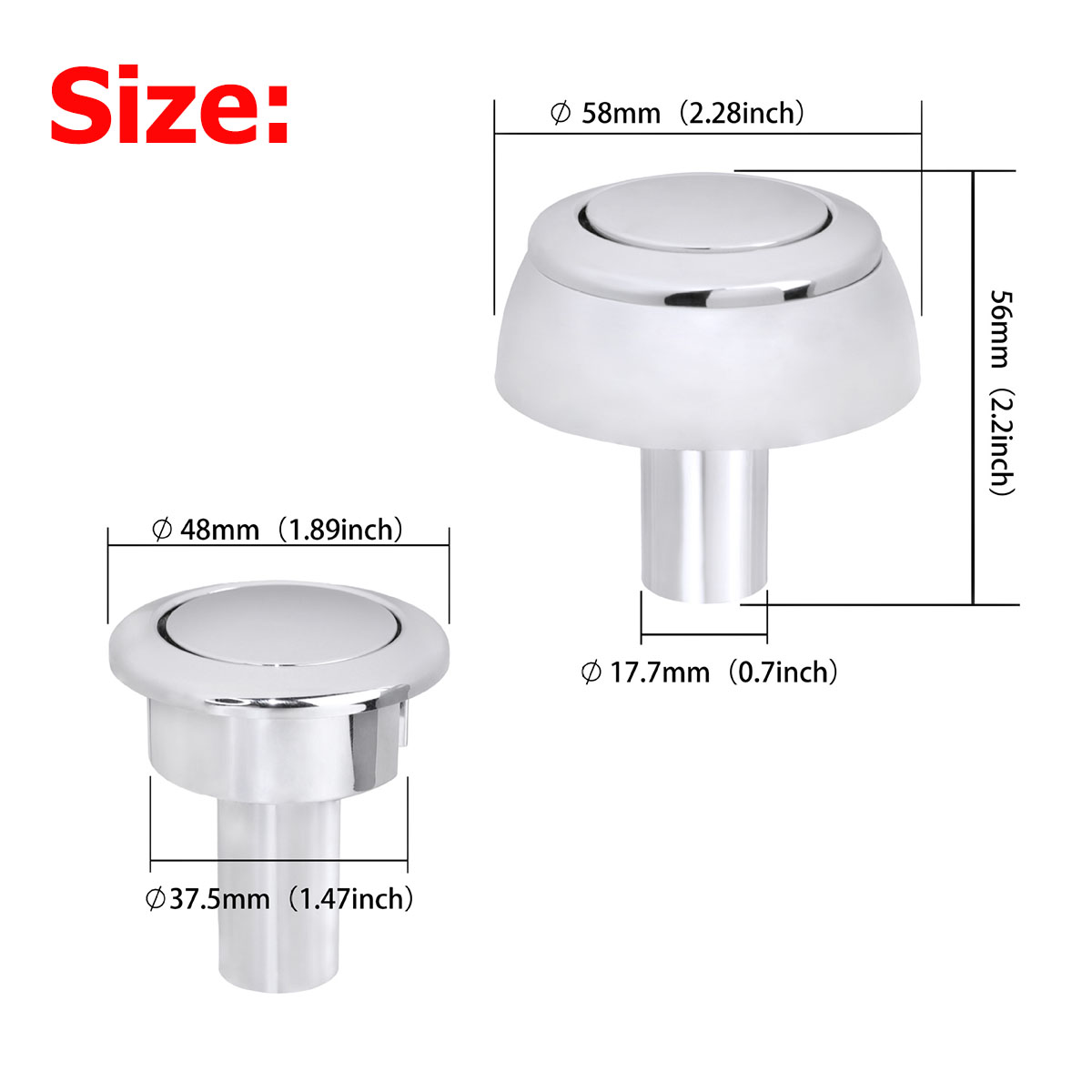 1Pcs/2Pcs 48mm Toilet Single P - Toilet Fill Valve recensione e prezzo