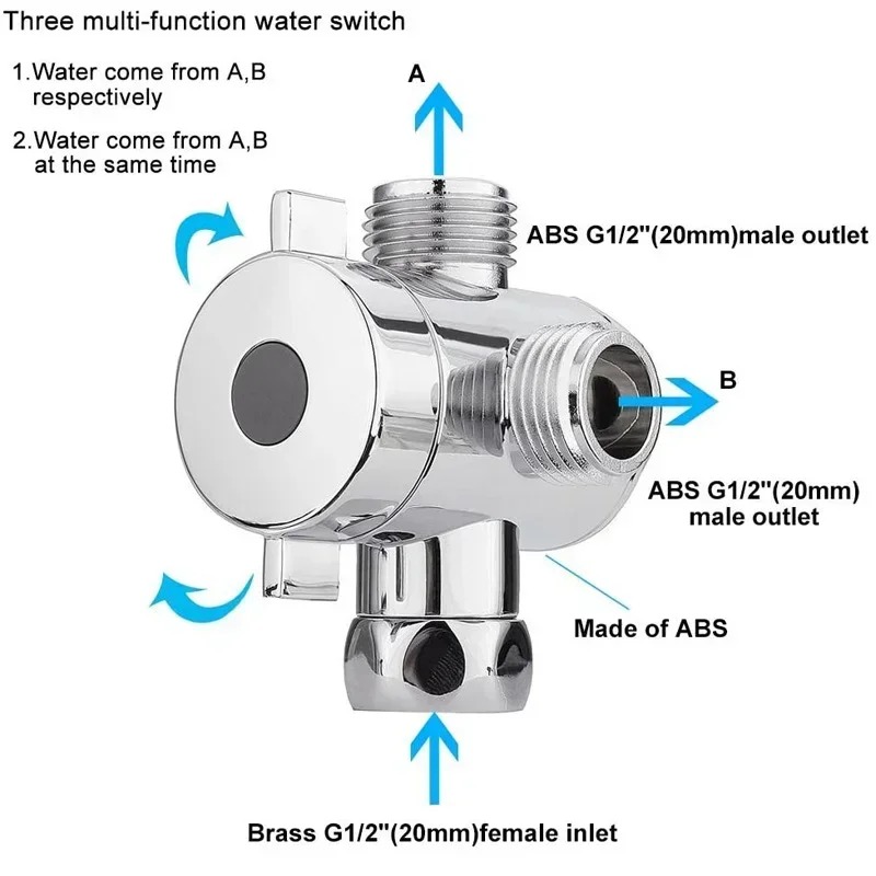 Diverter Valve G1/2 Splitter 2 - Shower Valve Cartridge recensione e prezzo