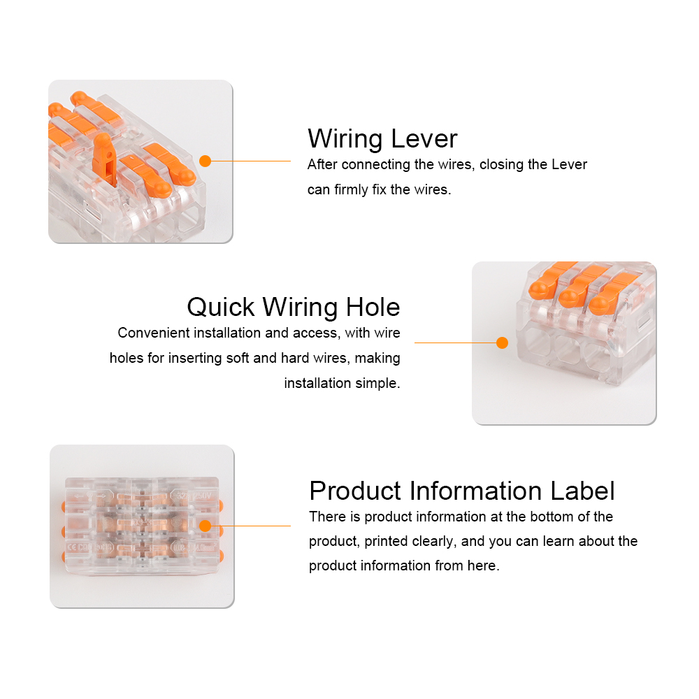 10PCS Quick Push-in Wire Conne - Push Fit Connector recensione e prezzo