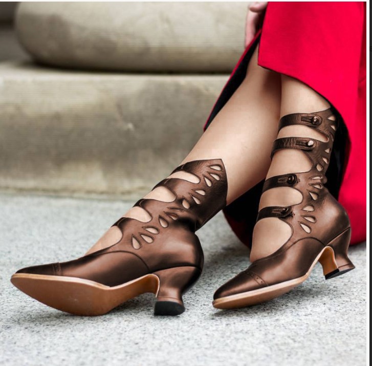 Medieval Style Women Shoes Hig - Pipe Bending Spring recensione e prezzo